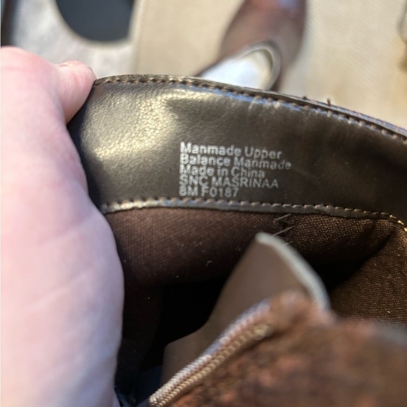 Style & Co Mariana’s brown snakeskin ankle boots size 8 - Picture 10 of 12